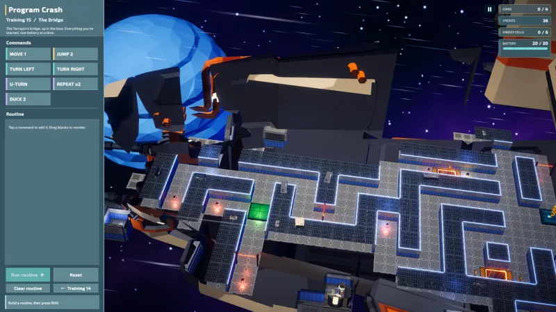 The camera descends into the Terrapin, revealing its interior deck layout.